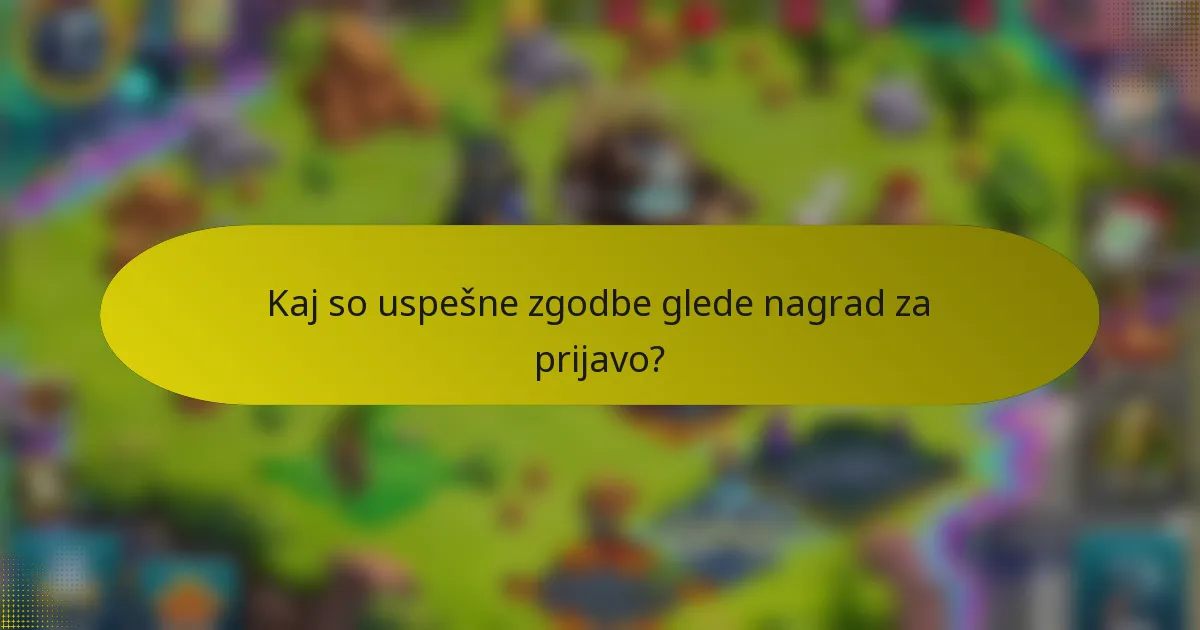 Kaj so uspešne zgodbe glede nagrad za prijavo?